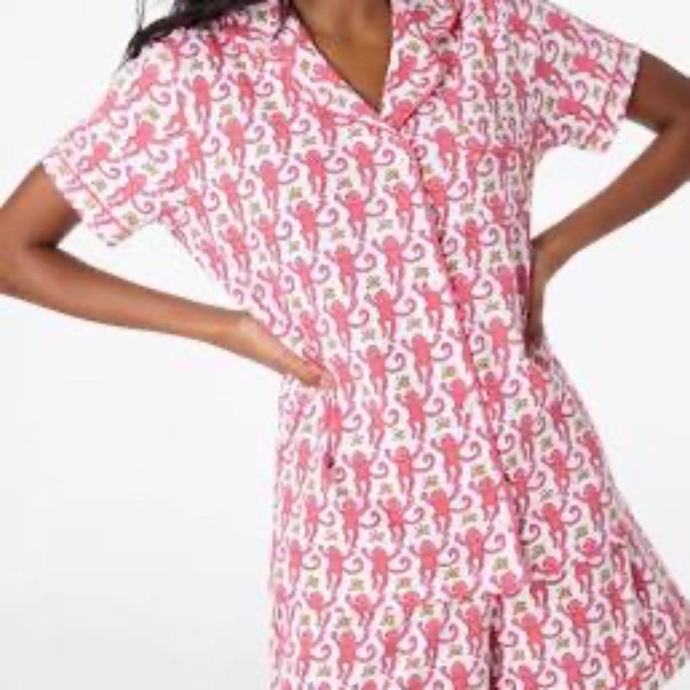 Roller Rabbit monkey polo pajamas